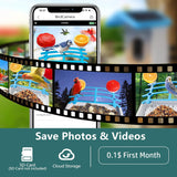 Smart fågelmatare med kamera solenergi driven Carvallo