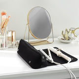 Carvallo Hårverktygsväska 2-i-1 | Värmetålig Matta & Resefodral | Organizer för Plattång & Locktång | Kompakt & Stilig Carvallo