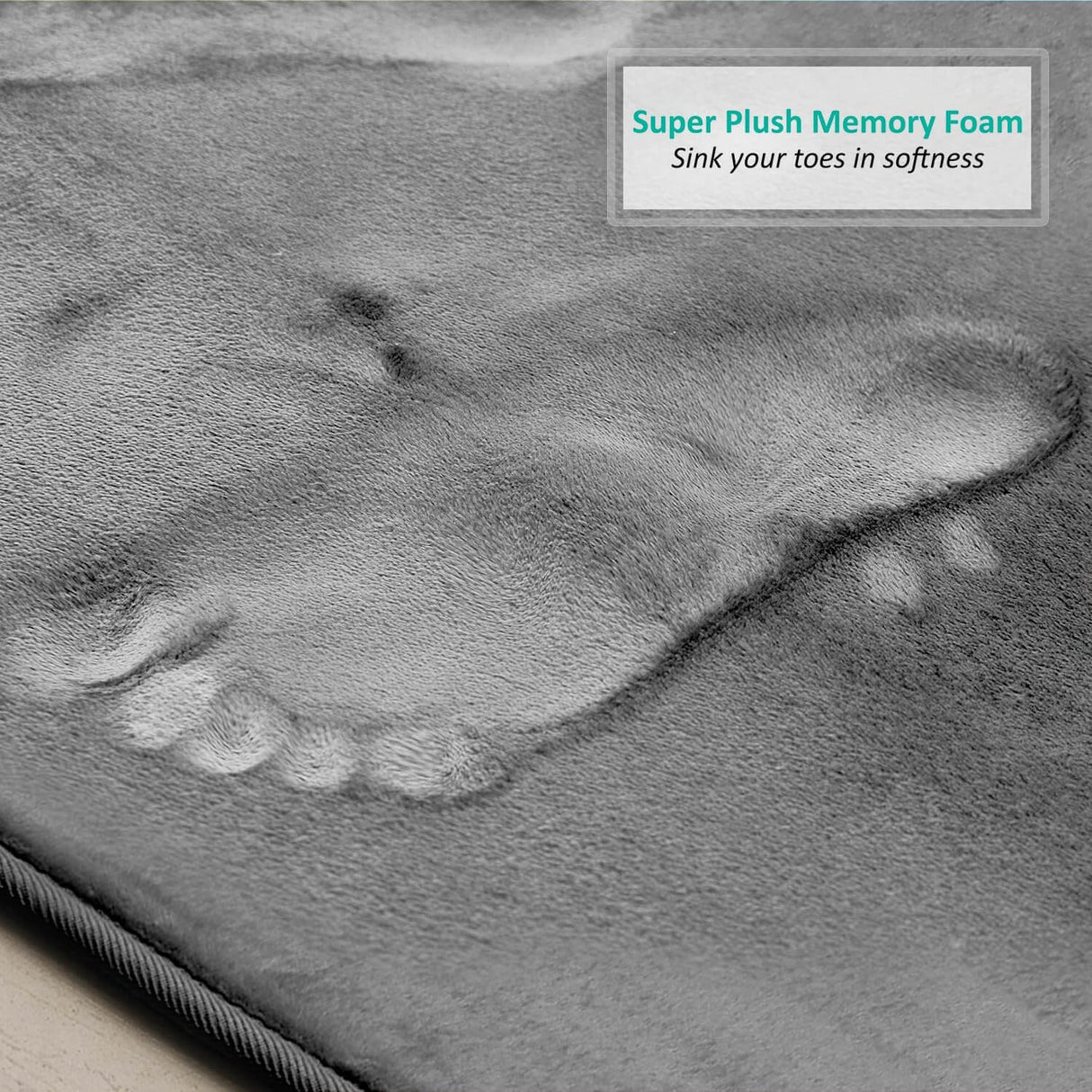 Royallure 3-delad Minnesskum Badrumsmattset – Absorberande, Halkfri & Tvättbar Carvallo