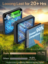 Solträdgårdsbelysning - 2024 Ny Förbättrad Bladdesign 10 LED Sol Eldflugor Carvallo