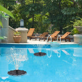 Solenerverkat fontän för trädgården – Blom-design vattenfontän för dammar och pooler Carvallo