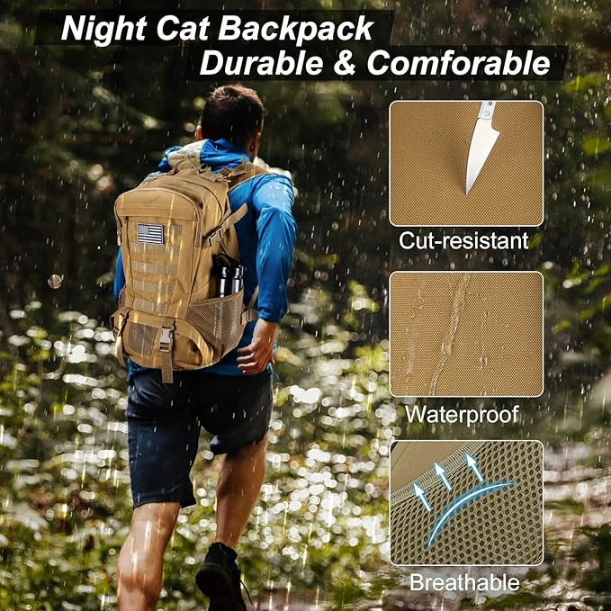 Taktisk Ryggsäck Militärstil Utomhus Rucksack Carvallo