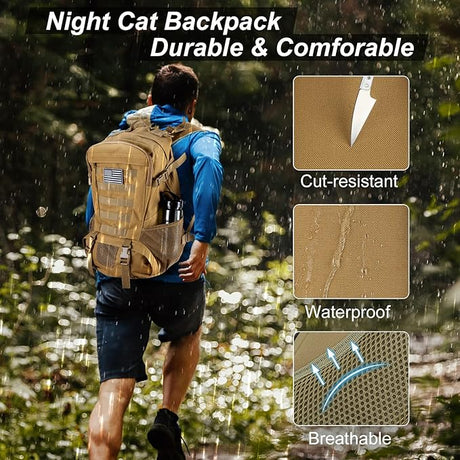 Taktisk Ryggsäck Militärstil Utomhus Rucksack Carvallo