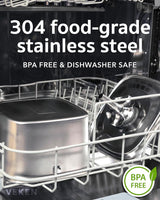 Luxora Rostfritt Stålfats Kattvatten Fontän med Filter Carvallo