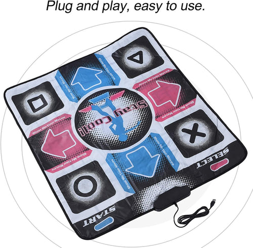 Step Dance Mat för PC – Halkfri USB Dansmatta för Spelare & Dansare Carvallo