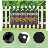 Filz växtpåse för vertikal väggmontering – Tredimensionell, icke-vävd växtpåse Carvallo