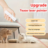 Katt Laser Leksak Uppladdningsbar Interaktiv Husdjur Teaser Carvallo
