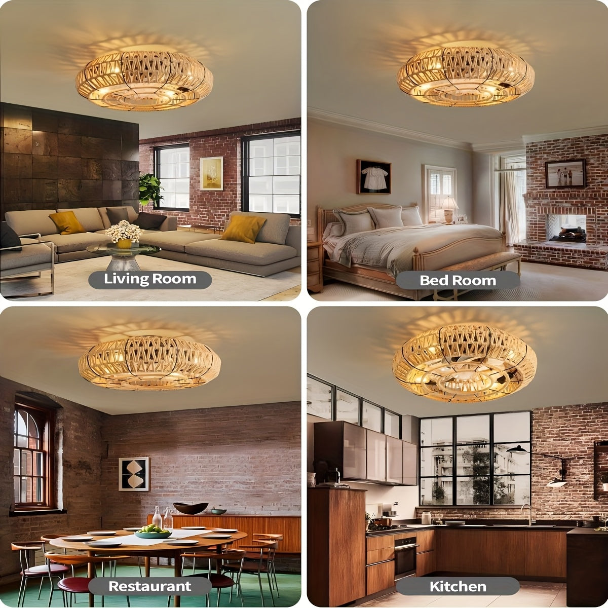 Handvävd Rattankrona – Zen Stil och Funktionalitet Carvallo