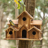 NatureNest - Artisan Birdhouse med sex mysiga ingångar Carvallo