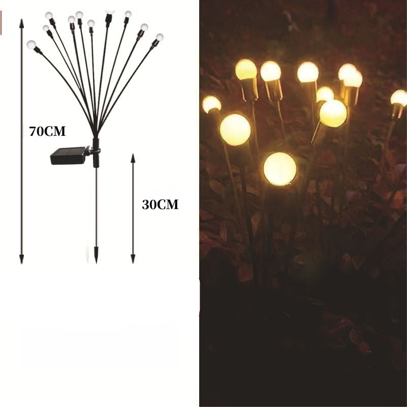 SunTwinkle – Solcellsdrivna eldfluge-lampor för trädgården Carvallo