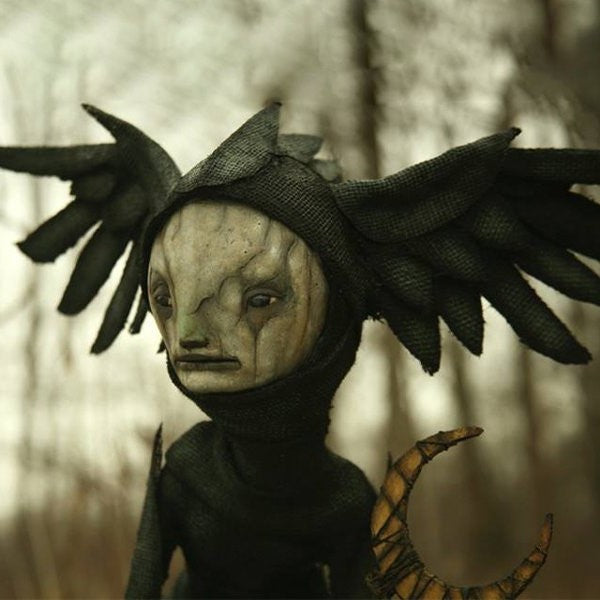 Gotiska häxstatyer – Spöklik Halloween-skulpturkonst för hemsökt och mörk heminredning MILA Sverige