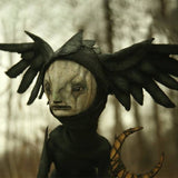 Gotiska häxstatyer – Spöklik Halloween-skulpturkonst för hemsökt och mörk heminredning MILA Sverige