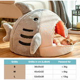 FurryDome House - Varm bärbar kudde katt husdjursgrotta hus Carvallo