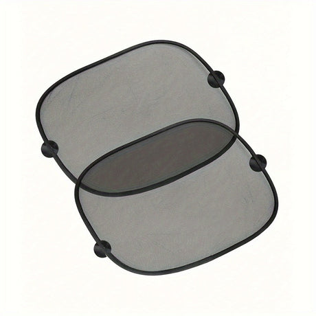 Carvallo-Solskydd SolarisFix | 2-pack för bakrutor | UV-skydd & värmeskydd | Med sugkoppar Carvallo