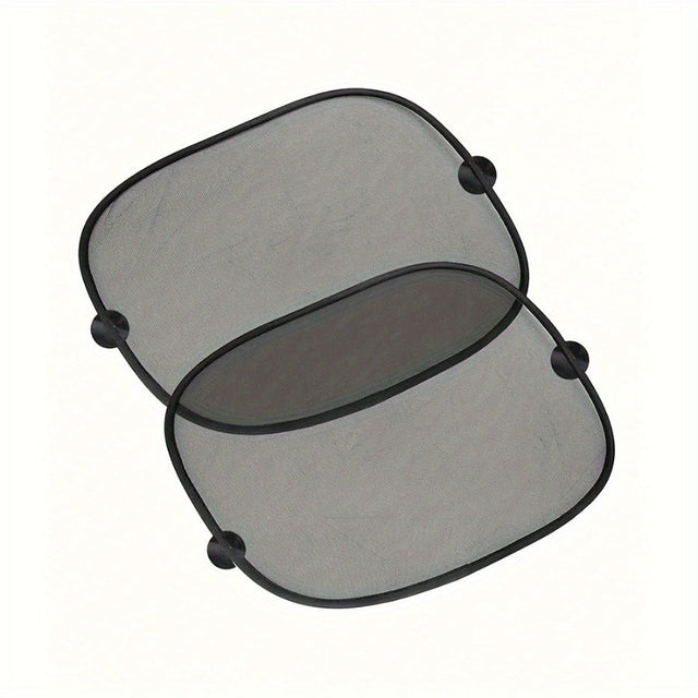 Carvallo-Solskydd SolarisFix | 2-pack för bakrutor | UV-skydd & värmeskydd | Med sugkoppar Carvallo