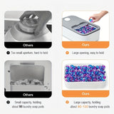 Stor tvättmedelsbehållare med skjutbart lock – Stor förvaringsbehållare för pulver och kapslar MILA Sverige