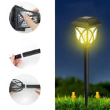 HexaGlow Ljus – 4-pack Retro Fyrkantiga Trädgårdssolarlampor Carvallo