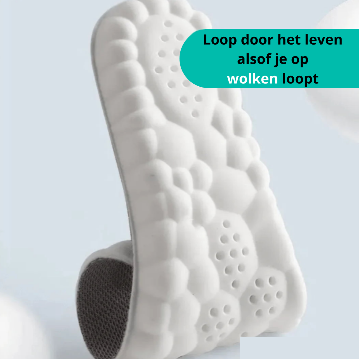 Carvallo 4D inläggssulor | Smärtfri fötter | Ergonomiskt stöd | Tvättbar & Anpassningsbar Carvallo