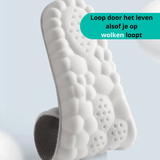 Carvallo 4D inläggssulor | Smärtfri fötter | Ergonomiskt stöd | Tvättbar & Anpassningsbar Carvallo