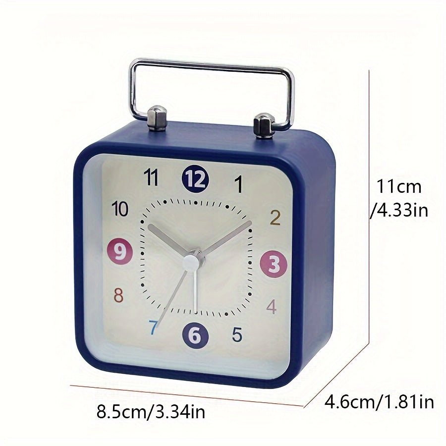 Fyrkantig Metall Väckarklocka med Nattljus och Snooze-funktion Carvallo