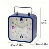 Fyrkantig Metall Väckarklocka med Nattljus och Snooze-funktion Carvallo