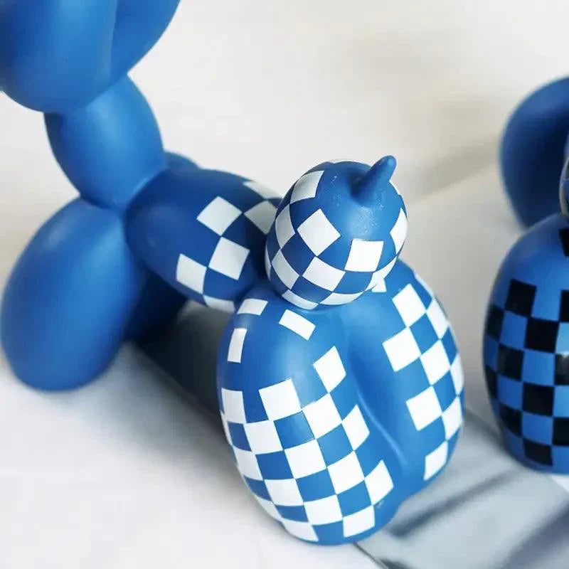 Carvallo Ballonhund Skulptur | Modernt Nordiskt Design | Dekoration av Resin | För Vardagsrum, Kontor & Presentidéer Carvallo