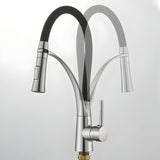 LuxSpout - Modern 360°-Rostfritt stål-uttagskran Carvallo