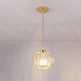 Nordic Glass Pendant Light | 6.3 in | Globular Shade | Modern Minimalist Lighting | Elegant Home Accent | Brick by Brick Carvallo