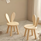 BunnyCraft Puff - Nordisk träpuff med kaninöron Carvallo