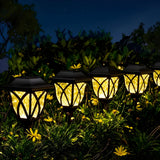 HexaGlow Ljus – 4-pack Retro Fyrkantiga Trädgårdssolarlampor Carvallo