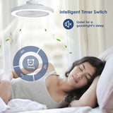LED Smart Fan Lamp – Dimbar och Tyst Carvallo