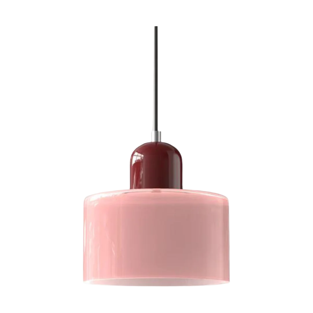 Glaspendelampa – Elegant cylindrisk pendellampa för mysiga vardagsrum Carvallo