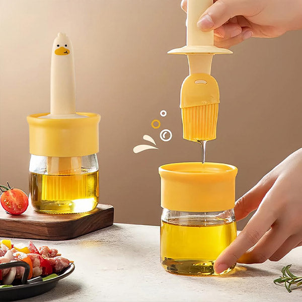 Carvallo – Den praktiska oljedosern med integrerad silikonborste! Carvallo