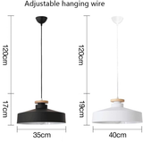 Hänglampa i färgglad metallfinish Carvallo