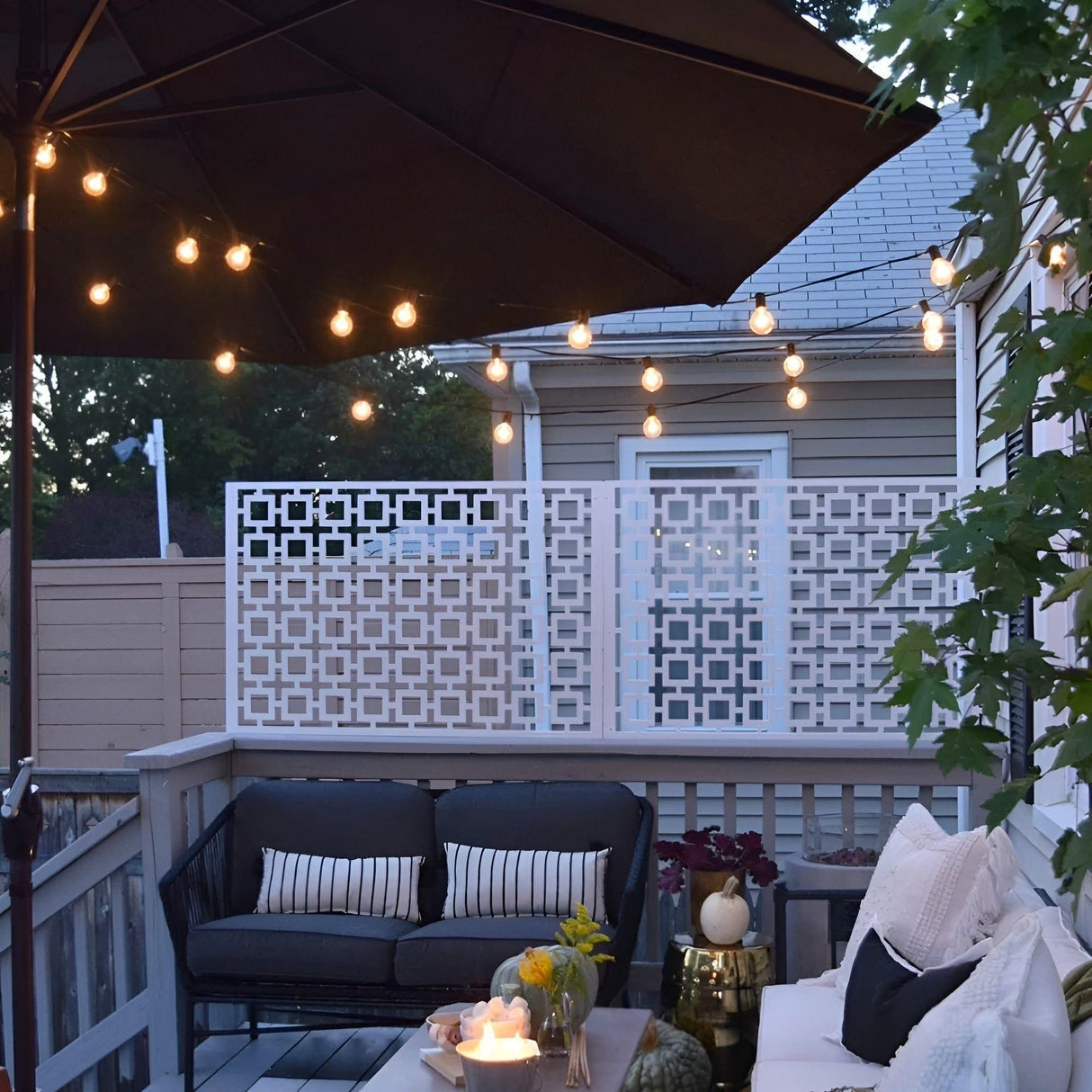 FairyFlicker String Lights - Lyxig terrassbelysning med vattentätt skydd Carvallo