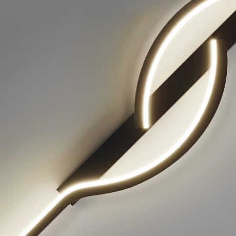 Vägglampa Modern Svart Aluminium LED Armatur Carvallo