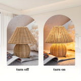 Noya Rattan Bordslampa Hemdekor Carvallo