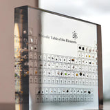 Skrivbordslampa Akryl Periodiska Systemet Display Carvallo