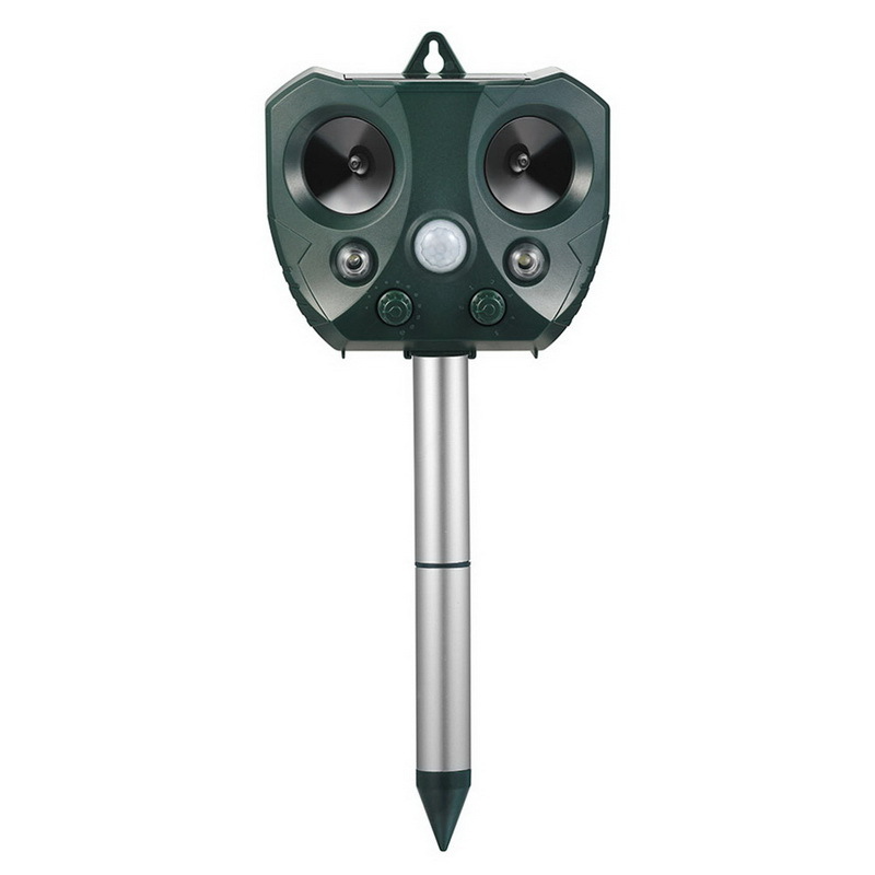 Effektiv skadedjursavskräckare – Solardriven ultraljudsdjurskydd för trädgård Carvallo