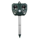 Effektiv skadedjursavskräckare – Solardriven ultraljudsdjurskydd för trädgård Carvallo