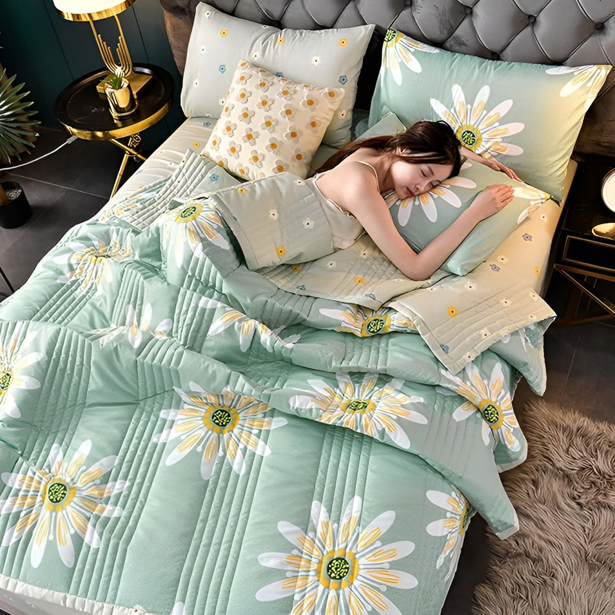 Sunny Daisy Cozy Blanket Carvallo