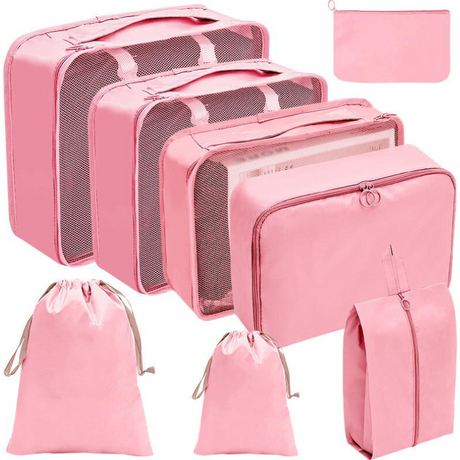 8st-Set Reseorganisatör-Hemnix-Rosa-Hemnix