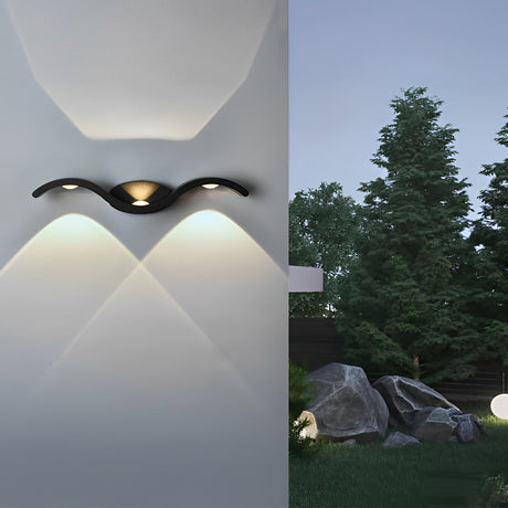 Vägglampa Modern Utomhus LED Upp Ner Lampa Carvallo
