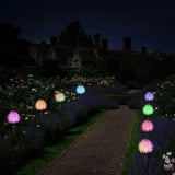 Carvallo - Vattentät solcellsträdgårdslampa i maskrosdesign Carvallo