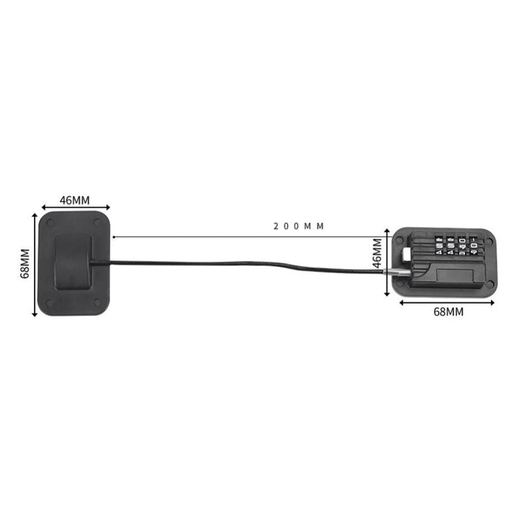 Luxora Säkert Kylskåpsdörr Lås med Kod för Säkerhet Carvallo