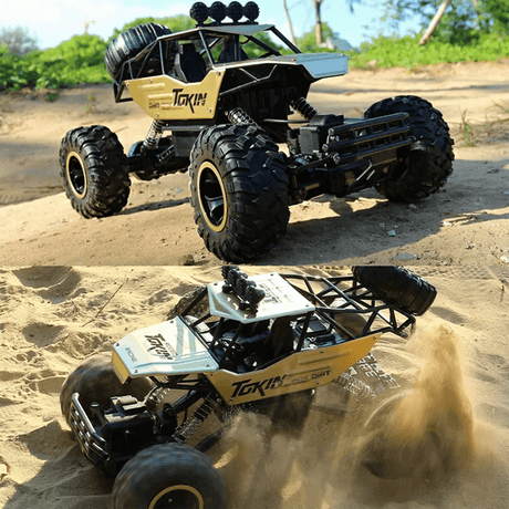 2.4GHz RC Bil med Fyrhjulsdrift – Kraftfull Off-Road Driftbil med Fjärrkontroll-Radiostyrt-BB-Hemnix