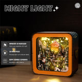 Atmosfärisk 3D Julhus Lampa Skala - Varm LED Ljus och Unik Dekoration Carvallo