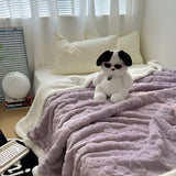 Snugglefilt med blommönster Carvallo