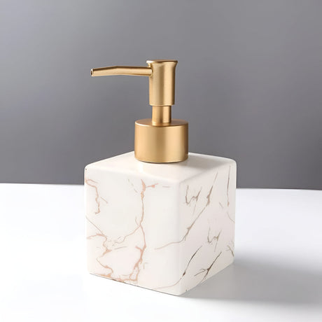 MarbleElegance Soap Dispenser – Lyxig touch för ditt badrum MILA Sverige