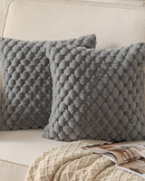 Carvallo – Lyxig Plysch Dekorativ Kudde med Lush Textur för Elegant Komfort Carvallo